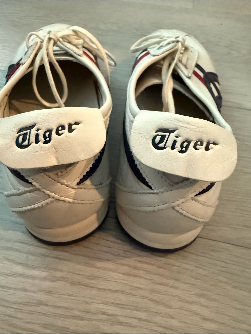 Onitsuka Tiger Japan MEXICO 66 SD 1183A872 CREAM/PEACOAT Sz 6M 8W - Picture 5 of 7